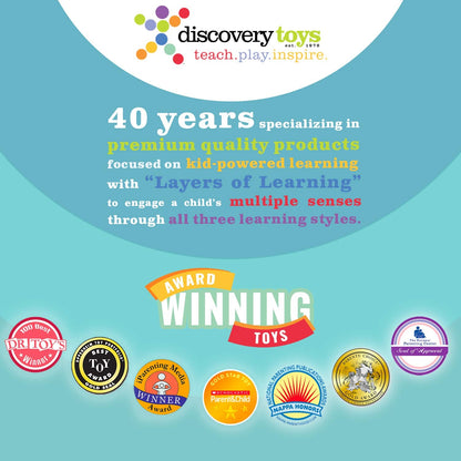 Discovery Toys Castle MARBLEWORKS® Marble Run | Kid-Powered Learning | STEM Educational Building Block Toy Learning & Childhood Development 2 Years Old and Up
