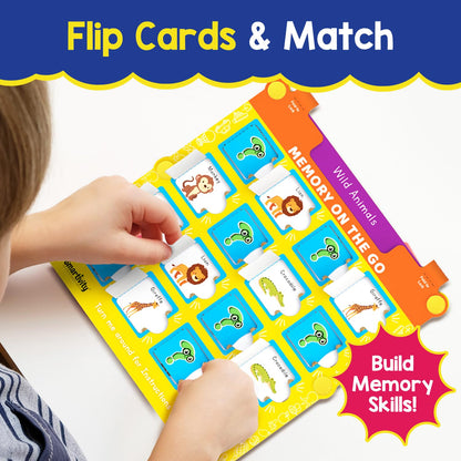 Smartivity Memory Game for Kids Ages 3+ Years | Fun Matching Game - 12 Theme Cards & 3 Level Challenges I Birthday Gift for Boys & Girls I Preschool Learning Toy for 3,4,5,6 Years Age
