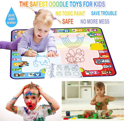 KIZZYEA Water Doodle Mat & Learning Educational Toys