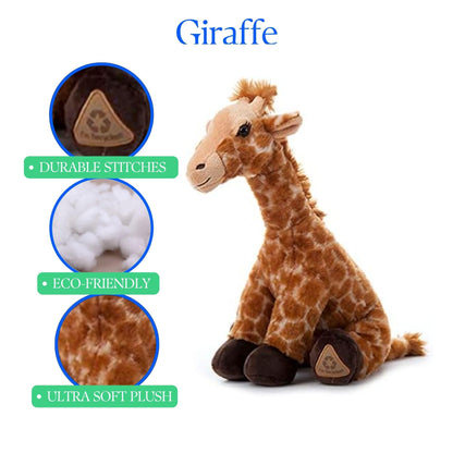 The Petting Zoo Giraffe Stuffed Animal, Gifts for Kids, Wild Onez Zoo Animals, Giraffe Plush Toy 14 inches