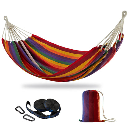 CHULIM Brazilian Double Hammock with Tree Straps,Extra Large 240x160cm,2 Persons Hammock for Backyard Patio Outdoor and Indoor,450lbs Weight Capacity,Soft Woven Cotton Fabric