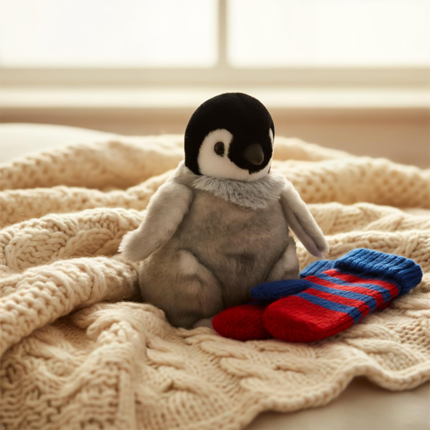 The Petting Zoo Penguin Chick Stuffed Animal Plushie, Gifts for Kids, Wild Onez Sealife Animals, Penguin Plush Toy 9 Inches