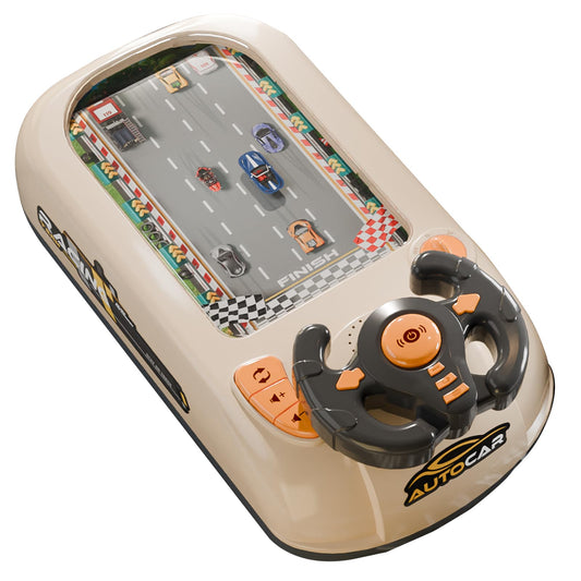 Musical Steering Wheel Racing Car Toy,Racing Adventure Car Steering Wheel for Kids, Toddler Driving Simulator with Lights & Sounds - Educational Race Car Game for Boys & Girls - Birthday Gift