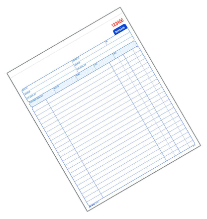 Adams Invoice Book, 8-3/8 x 10-11/16 Inches, 2-Part, Carbonless, White/Canary, 50 Sets per Book (D8140)