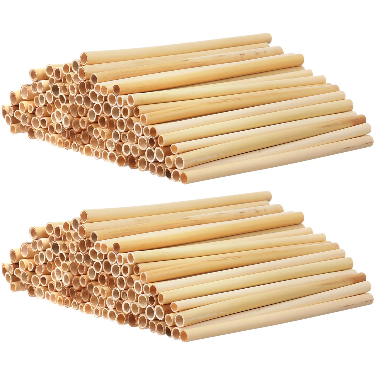 Mipcase Natural Reed Bee Tubes 200 Pack Mason Bee House Tubes Replacement Nest Liners for Pollination Breeding and Beekeeping Supplies 5.90In Length