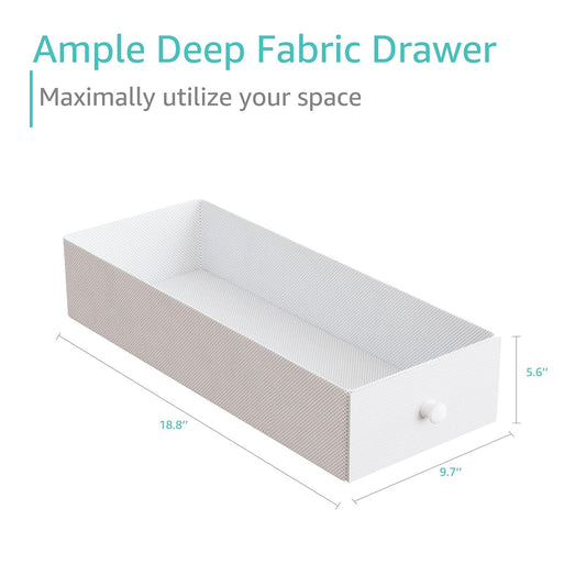 Lufeiya White Small Desk with Drawers - 40 Inch Computer Desk for Small Space Home Office, Modern Simple Study Writing Table PC Desks