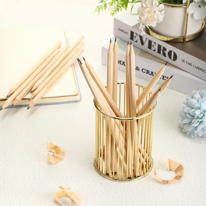 Fumete 260 Pieces Wooden Pencils Bulk No Eraser Hexagonal HB Graphite Unsharpened Natural Wood Pencils Without Erasers Classroom Gifts for Students Bulk Goodie Bag Stuffers