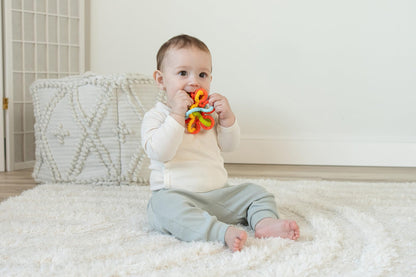 Manhattan Toy Squiggle Loops Textured Sensory Baby Teether Toy