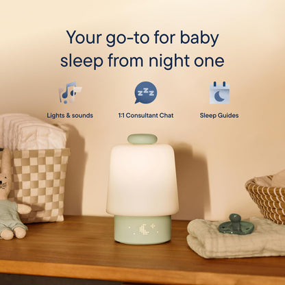 Hatch Baby Sound Machine, Night Light (Mint) | Sleep Support | Registry Essential, Routine Builder, Time-to-Rise Alarm Clock, White Noise, Nursery Stories, Toddler Kids (Wi-Fi)