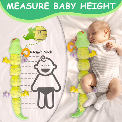 Ussybaby Baby Boy Toys for 0 3 6 9 12 Months, Soft Tummy Time Toy with Multi Textures,Rattle,Crinkle,Newborn Baby Stuffed Animal Toy, Baby Gift,Caterpillar