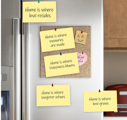 12 Pads Large Sticky Notes Yellow,3 x 5'' Self-Stick Notes Pads Recyclable,100 Sheets/Pad Super Sticking Power 76x127mm,1200 Sheets Clean Removal Sticky Notes Easy to Post for Note Taking,to Do Lists