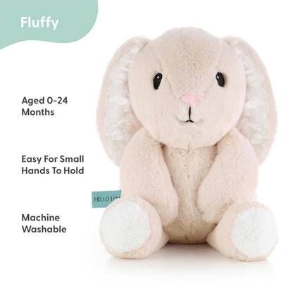 The Peanutshell Plush Bunny Stuffed Animal - 10 inch - Baby Safe - Machine Washable - Soft Bunny Rabbit Baby Toys, Newborn Infant Toddler, Plushies for Boys Girls, Stuffies, Nursery Decor