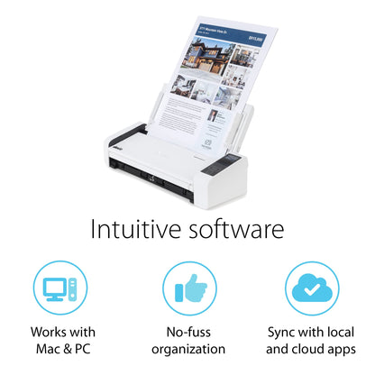 Doxie Pro - Duplex Document Scanner and Receipt Scanner for Home and Office with Amazing Software for Mac and PC
