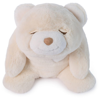 GUND Baby Snuffles Soother, Premium Teddy Bear Sensory Toy and Sleep Aid for Babies, Stuffed Animal for Ages 0 and Up, White/Cream, 9”