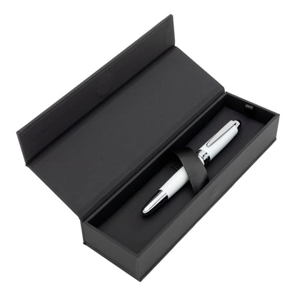 Hugo Boss Rollerball Pen Icon | Black Ink | Gift Box (White)