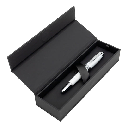 Hugo Boss Rollerball Pen Icon | Black Ink | Gift Box (White)