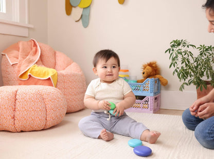 Lovevery, Wooden Stacking Stones (4), Perfect for Your Toddler Starting at 11 Months+