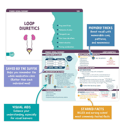 Pharmacology Flashcards – Nurse In The Making – 150+ Nursing School Medication Cards for NCLEX, ATI & HESI Prep – Drug Classes, Side Effects & Study Tips for RN & LPN Students