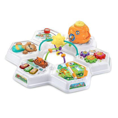 VTech Buzz and Learn Activity Table with Seven Interactive Play Zones, Blue