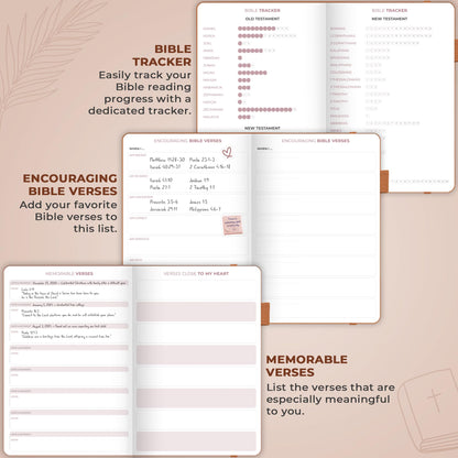 Clever Fox Daily Faith Journal – Guided Prayer, Gratitude & Bible Study Notebook – Faith Based Gifts & Journaling Supplies for Women (Dark Terracotta)