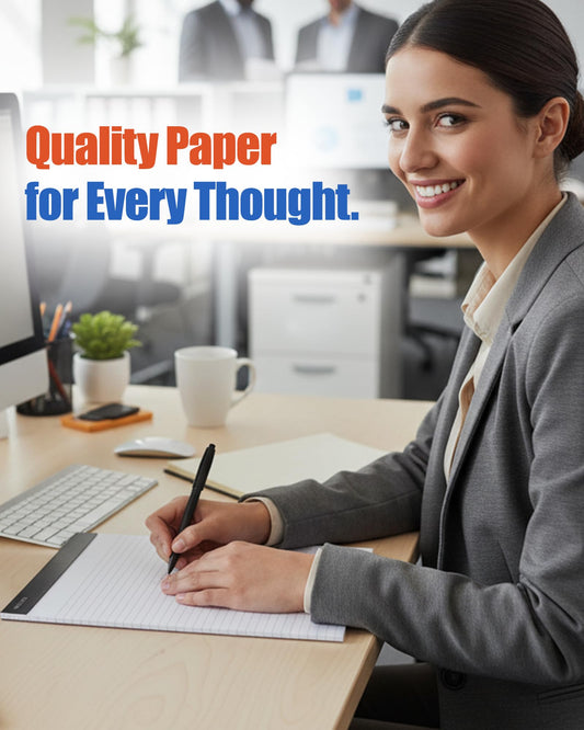 Mintra Office White Legal Pads – Ruled Notepads and Micro-Perforated Sheets, Ideal for Writing, Note-Taking & Creativity, Office, or Professional Use, Basic Pad 6 pack, 8.5"x11" (Narrow Ruled)