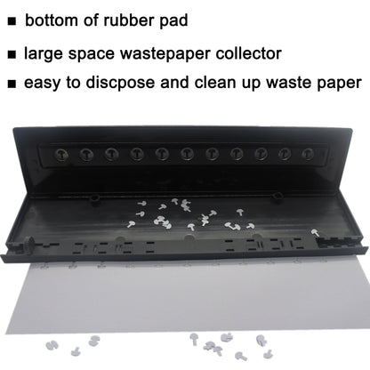 ITSYHPRO Discbound Hole Punch Mushroom Scrapbook Supplies 11 Hole Puncher for Binder Disc Paper Punches Scrapbooking Stuff