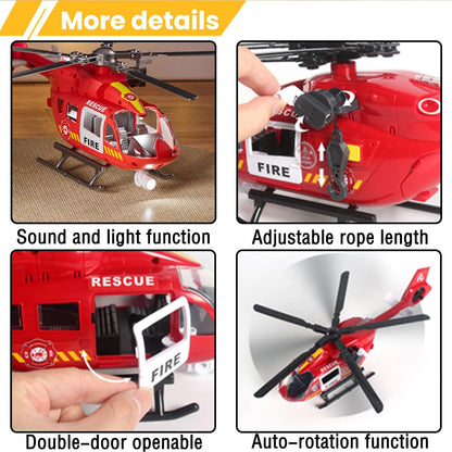 CSDCSD Kids Toys for 3 4 5 6 7 Years Old Boys, Large Helicopter Toy,Police Toys Crane Toy with Lights and Sounds,with Cargo Basket,Toddlers Gifts