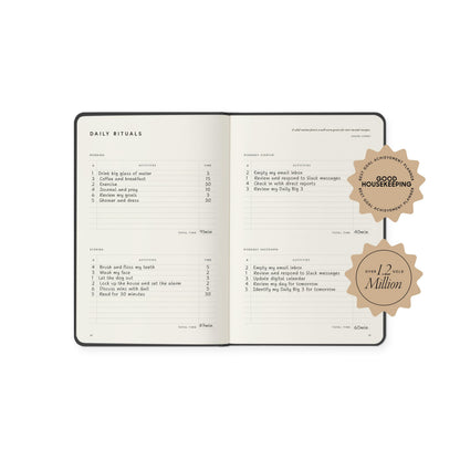Full Focus Latte Linen Planner by Michael Hyatt - The #1 Daily Planner to Set Annual Goals, Increase Focus, Eliminate Overwhelm, and Achieve Your Biggest Goals - Hardcover