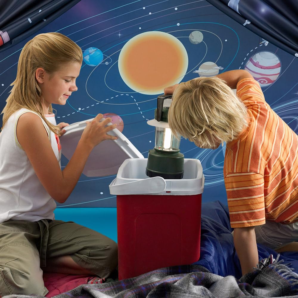 Mnagant Space World Play Tent-Kids Galaxy Dome Playhouse for Boys and Girls Imaginative Play Popup Tent for Kids Indoor/Outdoor Fun,Perfect Kid’s Gift- 47" x 47" x 43"