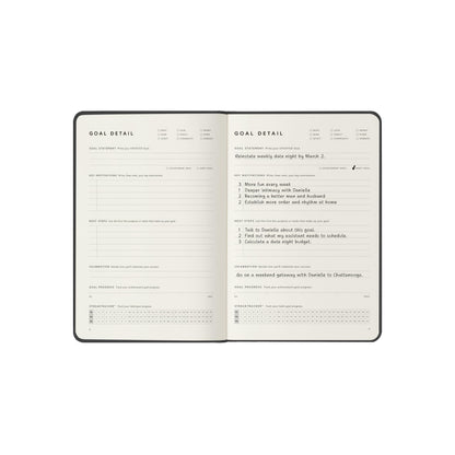 Full Focus Gray Linen Planner by Michael Hyatt - The #1 Daily Planner to Increase Focus, Eliminate Overwhelm, and Achieve Your Biggest Goals - Hardcover