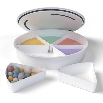 Inspire My Play Sensory Bin with Lid and Removable Storage Inserts - Sensory Bins for Toddler Crafts - Kids Sensory Toys for Autistic Children - Sensory Activities for Toddlers