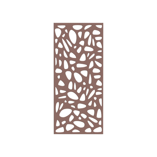 Backyard Discovery Brown Pebble Decorative Screen Panel (Six Panels Included)