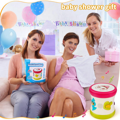 5 in 1 Baby Toy 0-6 Months Musical Early Learning Toy Drum for 1 Year Old with Light Toddler Sensory Toy for 1 2 Year Old Boy Girl Gifts