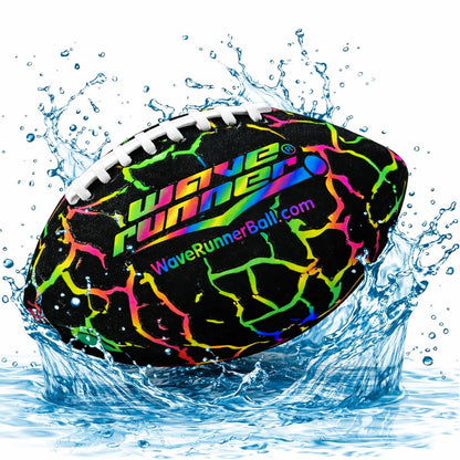 Wave Runner Grip It, Size 9.25in - Water Football, Beach Toys, Kids Outdoor Games for Summer | Pool Toys Football - Special Grip Pattern, Double Laced, Lightweight, All Weather Fun Water Toy