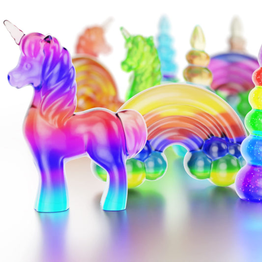 Dan&Darci Unicorn Soap Making Kit - Girls Crafts DIY Project Age 6+ Year Old Kids - Unicorn Girl Birthday Gifts - Science Activity Teenage Gift - Make Your Own Soap - Craft Toys Ages 6 7 8 9 10 11 12