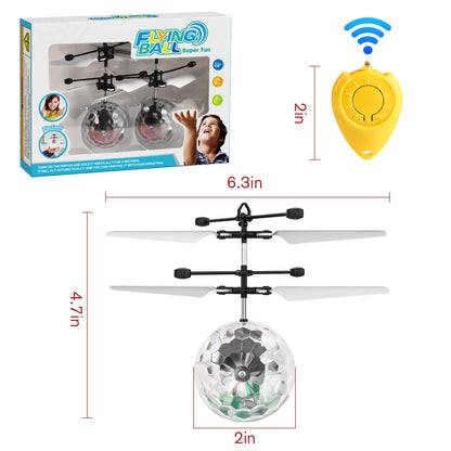 Ocditikl 2 Pack Flying Orb Ball, LED Glowing Orbiter Toy for Indoor Outdoor Kids Games - Birthday Toys for Boys Girls Ages 6 7 8 9 10 12 Year Old