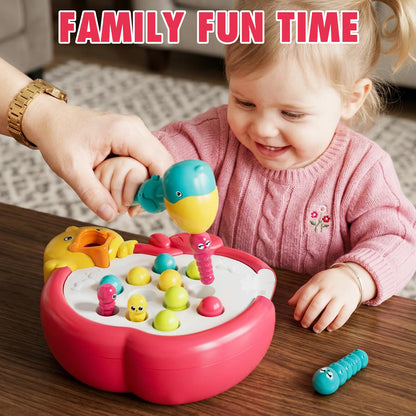 PANITU Magnetic Bird Feeding Game Woodpecker Worm Toy Montessori Fine Motor Skills Toddler Toy Age 2-4 Sensory Toys for Toddlers 3-5 Educational Learning Toys 2 Year Old Boy and Girl Gifts