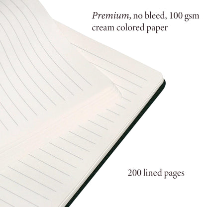 ANECDOTE. Lined Journal Notebook, 192 Pages, A5 size: 8.3" x 5.4", Thick 100 GSM Paper, Ruled, Hardcover. Journal for Women and Men, Perfect Notebook for School, Work and Travel (Olive Green)