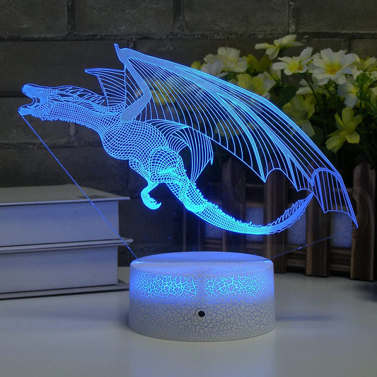 HYODREAM Dragon LED Lighting Kids Night Light,16 Colors with Remote Control Dragon Toy for Kids as a Birthday Gifts Christmas Gift for Boys and Girls