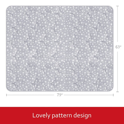Baby Play Mat, Extra Large Thick Floor Play Mat, Non Slip Padded Baby Play Mat for Playing 79x63 Inches, One-Piece Baby Floor Mat for Babies, Toddlers