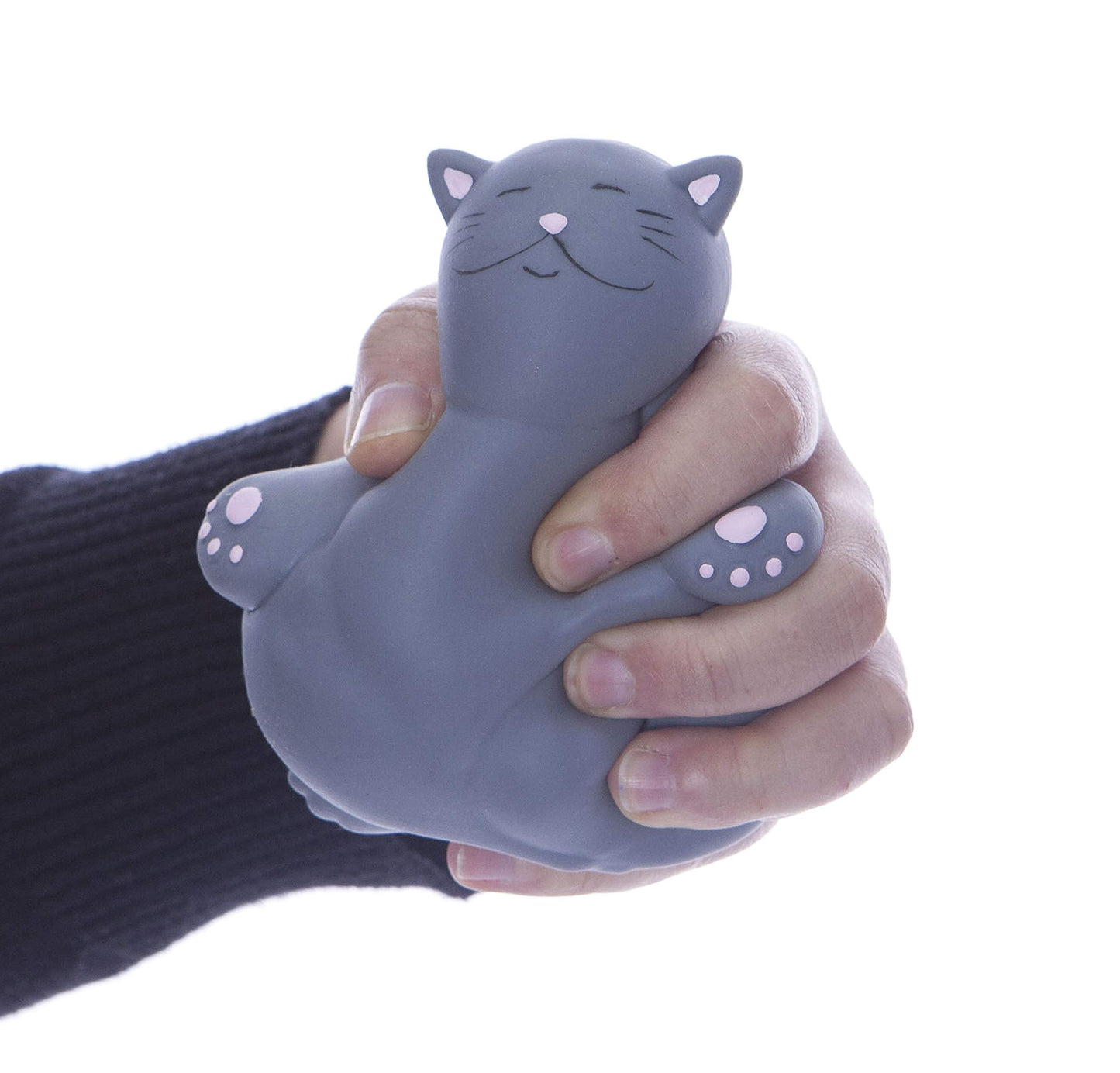 Boxer Gifts Kalma Kitty Stress Relief Toy | Unique Stress Balls for Adults & Teens - Squishy Fidget Toys for Anxiety - Cool Desk Accessories for Cat Lovers