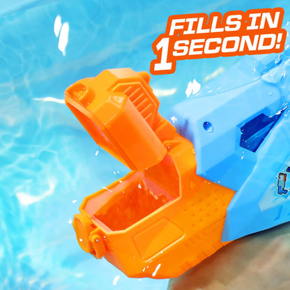 Quanquer Super Water Guns for Adults - 2 Pack Super Guns Water Soaker Blaster Squirt Toy 1200cc with Excellent Range - Gift Toys for Outdoor Swimming Pool Fighting Play (Blue Green)