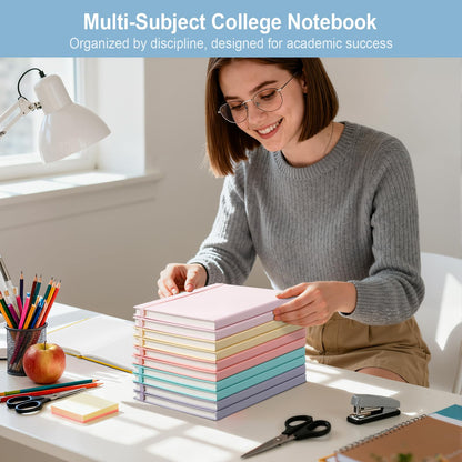 ViVin Lined Journal Notebooks for Work,192 Pages,5.5 x 8.3 inch,College Ruled,A5 Hardcover Journaling Notebooks for Writing,24 Pack Bulk