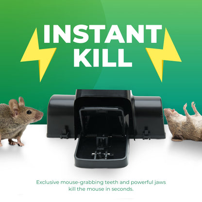 Rat Traps Indoor and Outdoor - Dual-Entry Large Rat Trap Outdoor and Indoor for Home, Garden and Restaurant with 99.9% Trap Rate | Easy to Use Rodent Traps with Safe Hands Free Design - UCatch