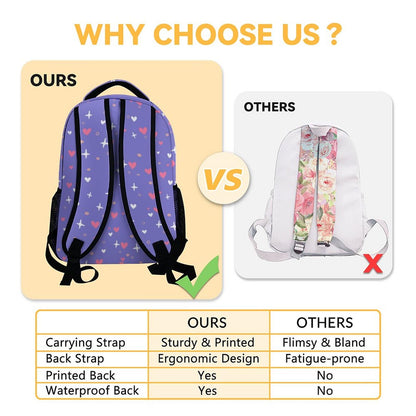 PAKKITOP Girls Backpack with Matching Lunch Box - Axolotl Backpacks with Lunch Bag Pencil Case Combo for Kids - Cute Purple Bookbag and Pencil Case Bundle - Cartoon School Supplies