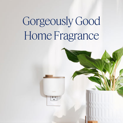 AERA Mini Waterless Plug-in Essential Oil Diffuser for Rooms 100–400 Sq Ft – Smart Aromatherapy Machine with App & Alexa Control – (Fits 12.5 mL Capsules – Sold Seperately) – White