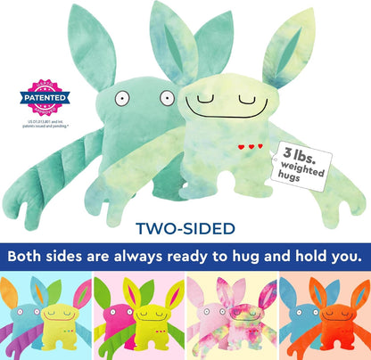 Bumpas Ollo Weighted Plush Toy - Calming, Machine Washable, Realistic Hug - Ages 3 and Up