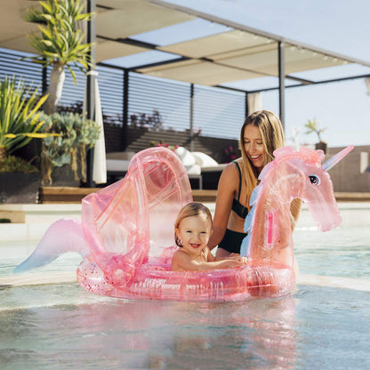 FUNBOY BB Glitter Inflatable Baby Float Funbaby Unicorn Large