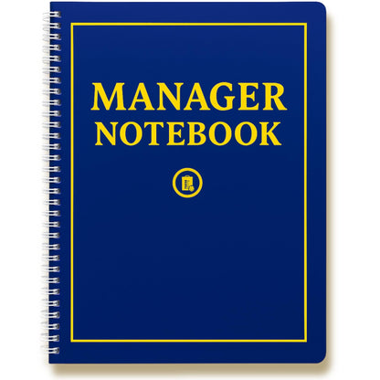 Manager’s 90-Day Planning Journal by Field Equipt – Professional Project Organizer for Work with Daily Activity Logs & Goal Setting – Durable, Spill-Proof Cover for Office & Field Management