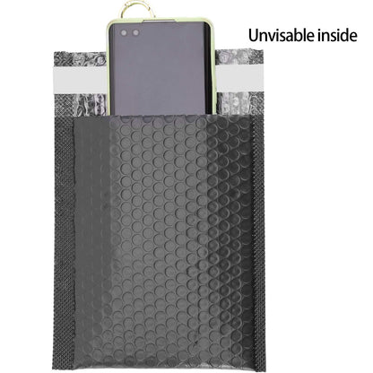 40 pcs 7 x 5.2 inch Bubble Envelopes Mailers Padded for Wraping/Shipping/Packaging Black